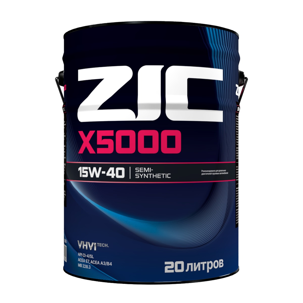 ZIC X5000 15W-40 20L