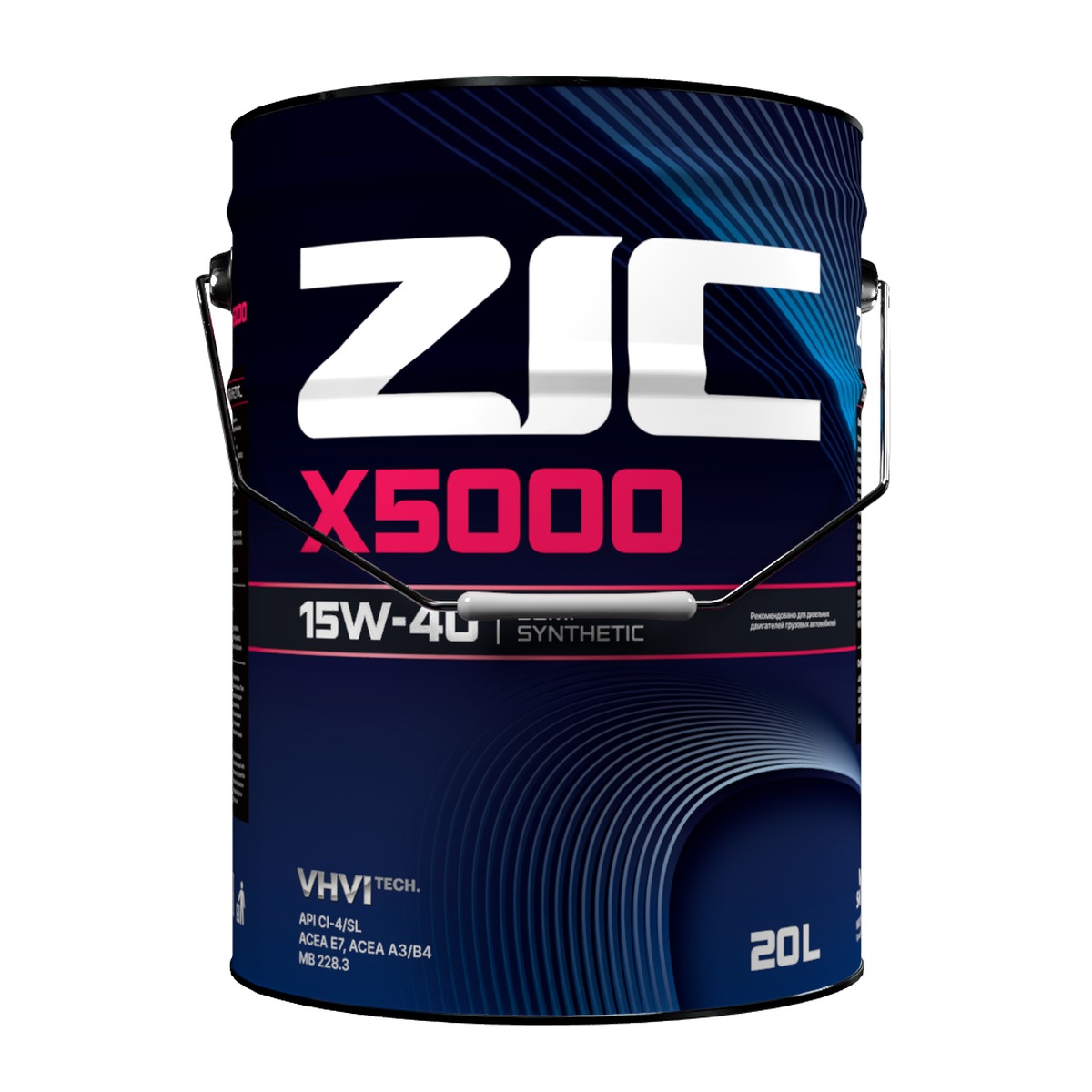 ZIC X5000 15W-40 20L