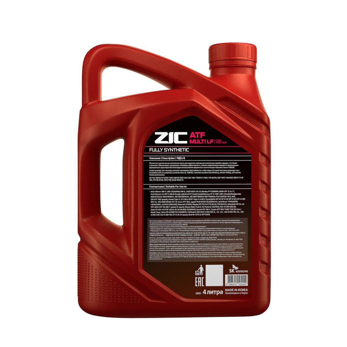ZIC ATF MULTI LF 4L
