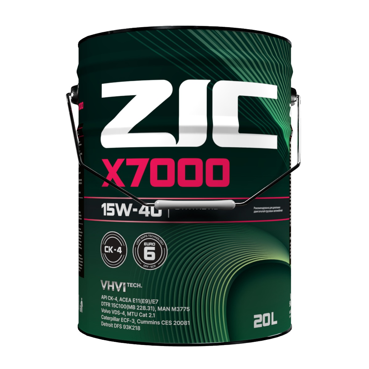 ZIC X7000 15W-40 20L