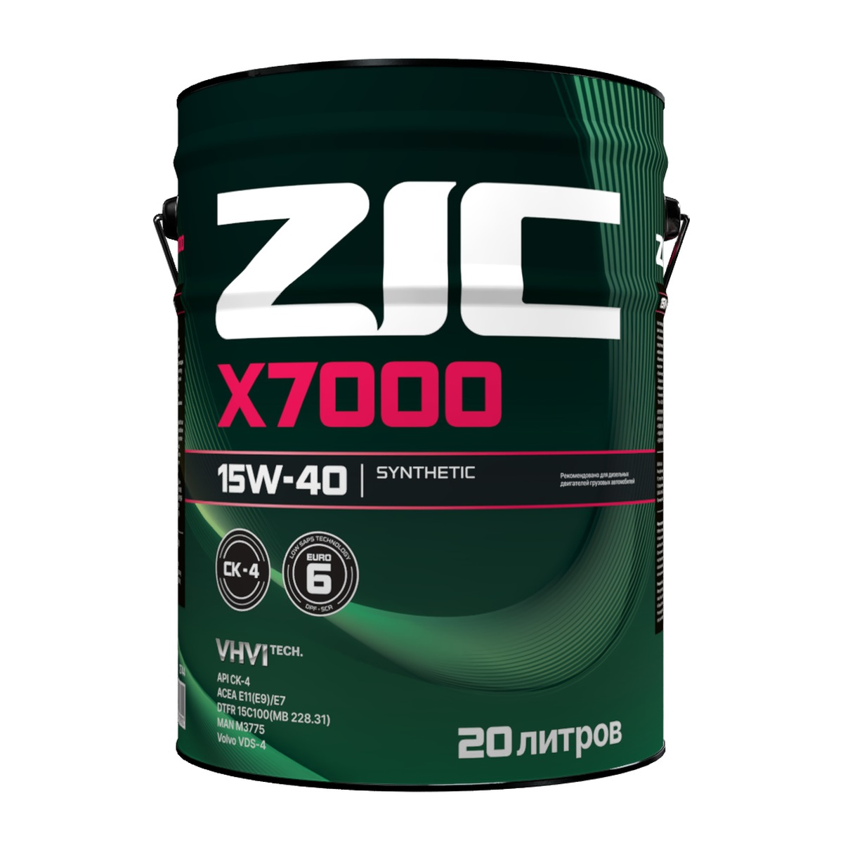 ZIC X7000 15W-40 20L